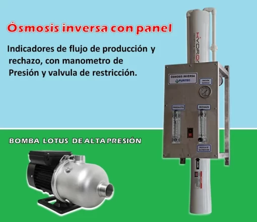 equipo de ósmosis inversa