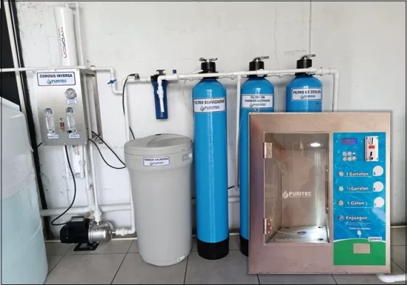 purificadora de agua automática para 350 garrafones