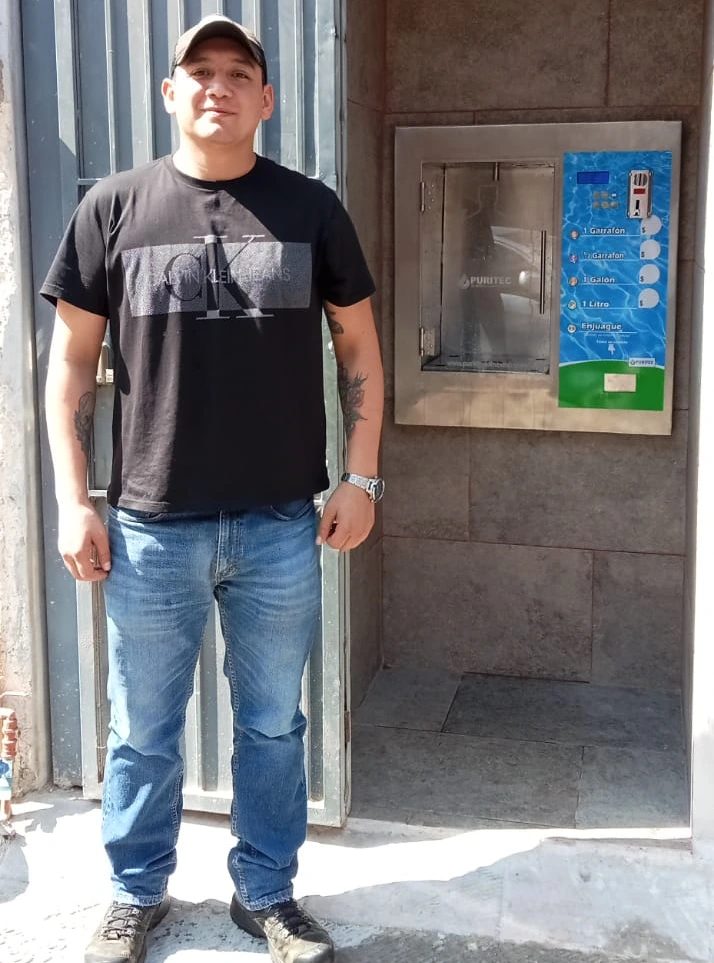 testimonio de cliente vending de agua purificada