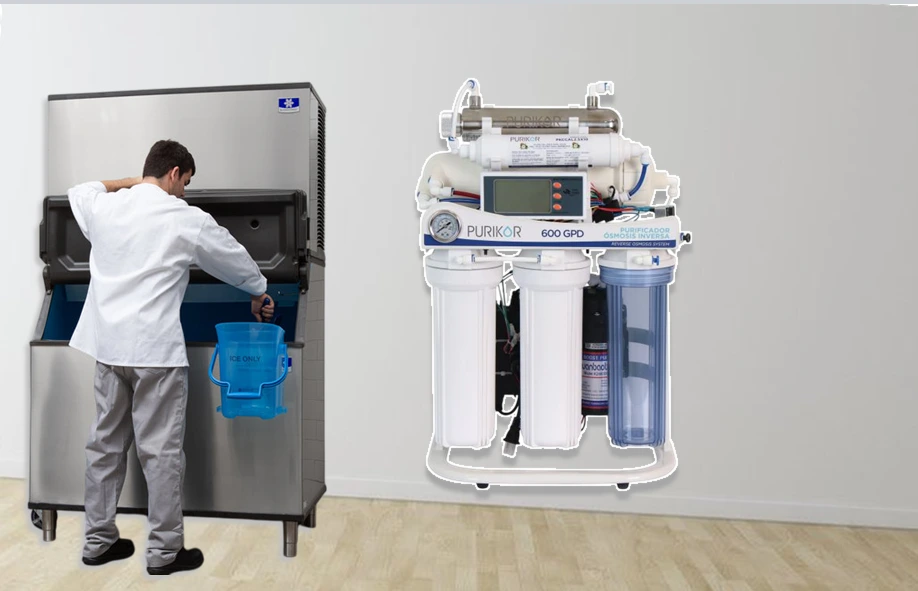 Purificador para máquina de hielo