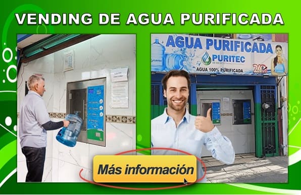 venta de vending de agua purificada