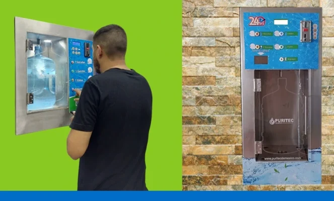 qué es un vending de agua purificada