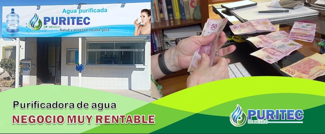 una purificadora de agua es muy rentable