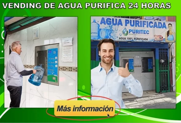 Purificadora de agua automática