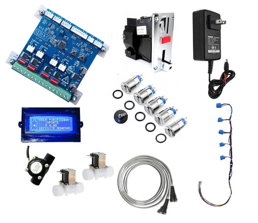 sistema de tarjeta electrónica para vending de agua