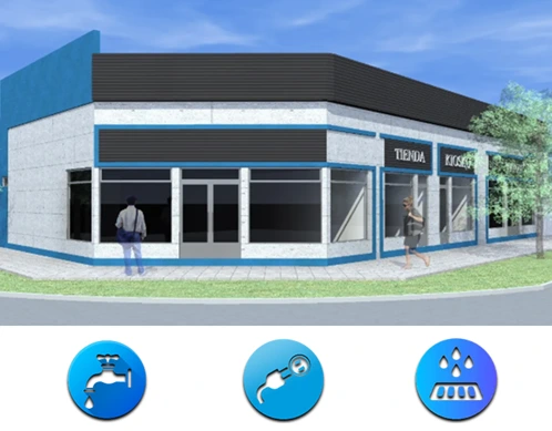 local comercial para vending de agua purificada