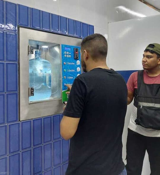 purificador de agua automática